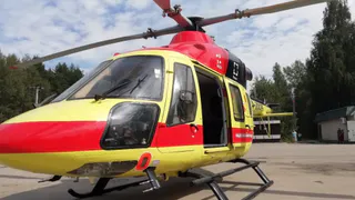 В Рязани санитарный вертолет совершил первый полет
