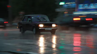 В Приокском объявился дрифтер на «Жигулях»