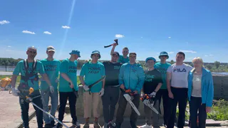 Набережную в Касимове помогли привести в порядок сторонники партии «Новые люди»