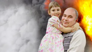 Дедушка спас на пожаре двух своих внучек и жену