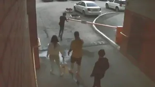 Хулиганы: группа подростков сломала шлагбаум на Затинной