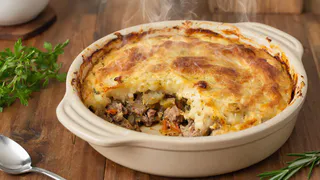 Запеканка «Жюльен»: Сытный ужин в одной сковороде — Готовится за 10 минут, сметается с тарелок — за минуту