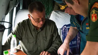 Глава МЧС РФ прибыл в Рязанскую область из-за лесных пожаров