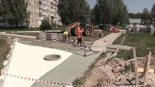 Торговая площадь в Радужном станет частью зоны отдыха с цветами и скамейками