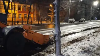 Ночью с улиц Рязани вывезли свыше 160 кубометров снега