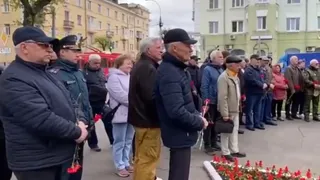 Во Владимире у монумента "Крылья" прошло мероприятие к 39-летию аварии на Чернобыльской АЭС