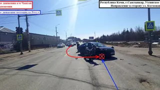 В Коми после столкновения с "китайцем" пострадали двое подростков