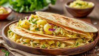 1,5 стакана муки и картофель — а на выходе сочные и пышные лепешки: мягче пуха и вкуснее любых магазинных пирожков