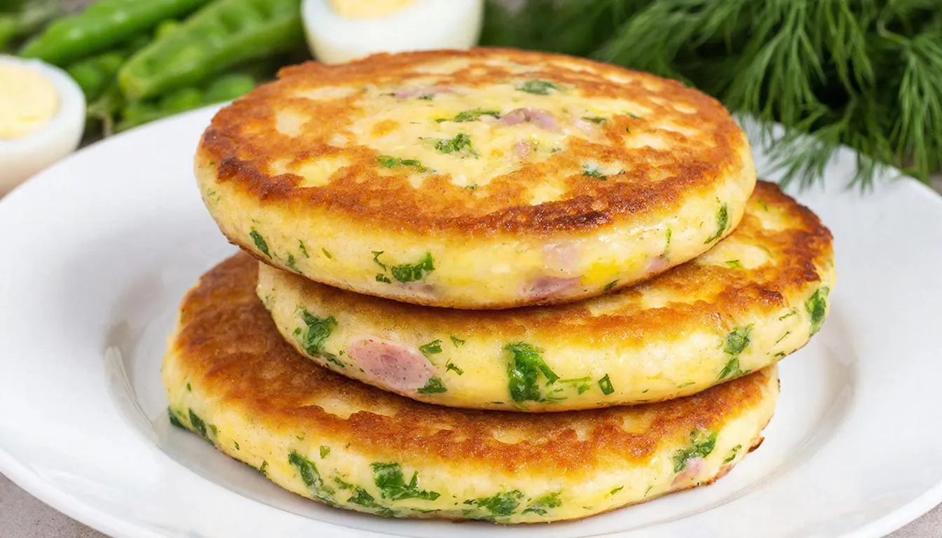 Пучок укропа, сыр и творог — весенняя вкуснятина на кефире. Лепешки хоть каждый день ешь: без замеса за 5 минут