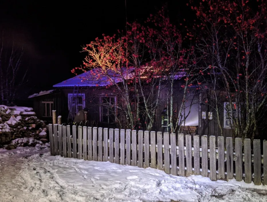 В Коми пожар в жилом доме завершился гибелью человека