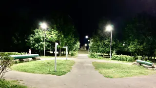 Наконец-то появилось освещение: в Парке Морской славы починили фонари