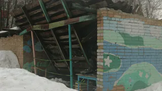 Администрация города прокомментировала обрушение веранды в детсаду №140