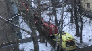 В пятиэтажке на Ленинского Комсомола случился пожар