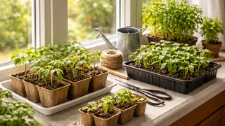 Рассада заметно окрепла всего за 3 дня после простой подкормки — теперь излишков на подоконнике хоть отбавляй