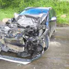 В Коми Honda протаранила автокран на встречной полосе