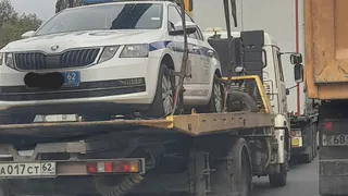 Рязанцы заметили эвакуатор, который забрал автомобиль ДПС