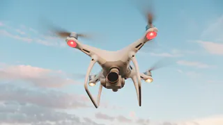 В Александровском районе зафиксировано падение беспилотника