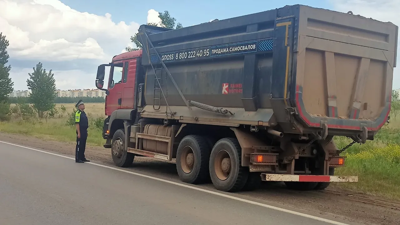 В Нижнекамске каждый второй водитель грузовика нарушает правила