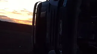 Под Рязанью перевернулась фура: фото с места ДТП