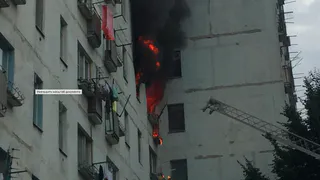 В Дашково-Песочне загорелась квартира в многоэтажном доме