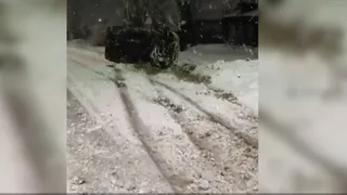 Во Владимире перевернулся бронеавтомобиль