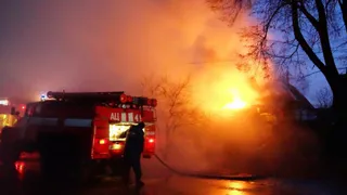 В скопинском доме загорелся котел