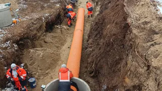 В центре Владимира обновляют инженерные сети и строят магистраль