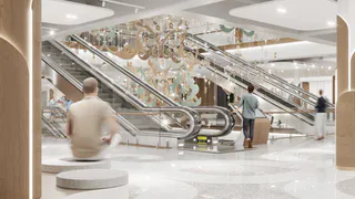 Архитекторы показали, как будет выглядеть новый холл казанского ЦУМа

