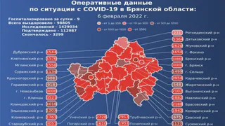 Еще 1608 человек заразились коронавирусом в Брянской области