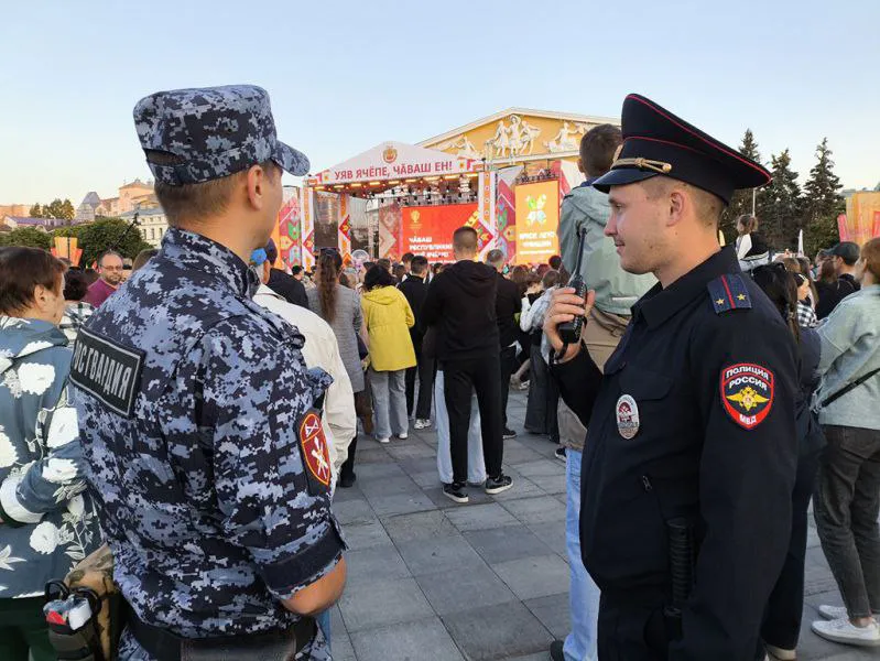 В Чувашии обеспечили порядок и безопасность на празднике Республики