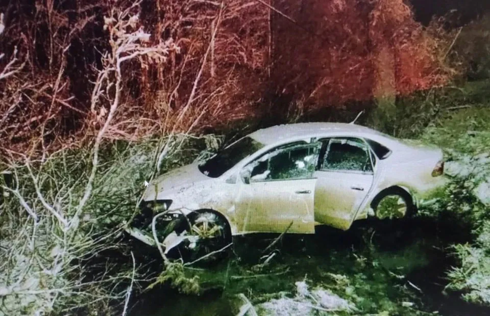 В Коми за рулем Фольксвагена насмерть разбился 37-летний водитель