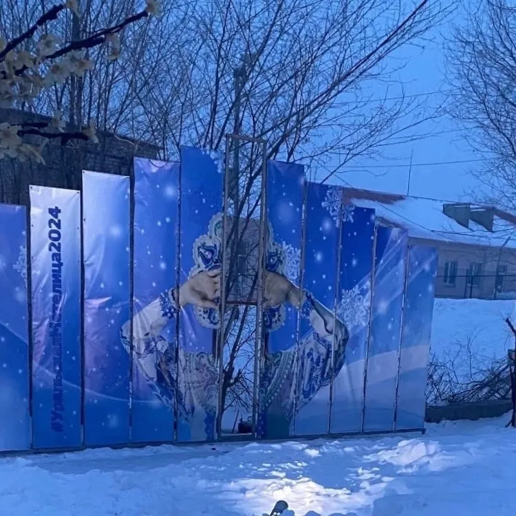 Лицо порноактрисы убрали с баннера в центре Агаповки