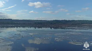 На реке Вашка в Коми уровень воды превысил неблагоприятную отметку