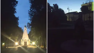 Рекламные вывески светят ярче фонарей: в центре города рязанцы бродят в потемках