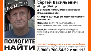Во Владимирской области вторую неделю ищут пенсионера