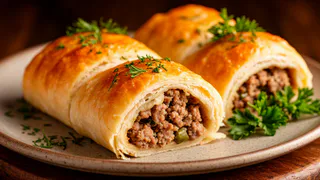 Не знаю кто придумал этот рецепт, но как же это вкусно: запариваю муку кипятком и пеку - сытная и хрустящая вкуснятина готова