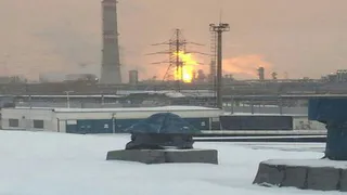 В Нижнекамске только что произошел крупный пожар