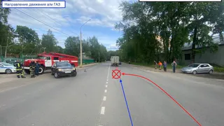 Цепная авария, сбитый ребенок - пешеход, несовершеннолетняя мопедистка в кювете: ГАИ приводит итоги дня в Коми