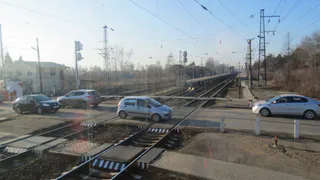 В Рязанском районе "Ауди" попала под грузовой поезд