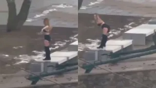 Полуголая женщина сняла провокационное видео на Площади Победы в Муроме