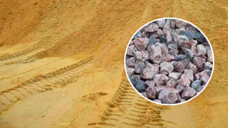 Купить песок и щебень  с доставкой по Рязанской области