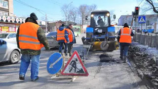 В Советском районе Брянска отремонтировано свыше 250 кв. м дорог за два дня
