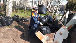 В рязанском ЦПКиО 30 апреля собрали 15 тысяч мешков мусора