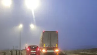 Затор образовался на Северной окружной в Рязани из-за аварии с грузовиком