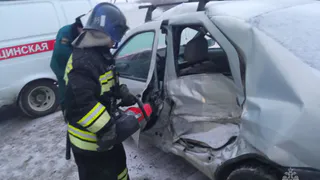 ДТП в Вязниках: пострадавший оказался зажат в машине