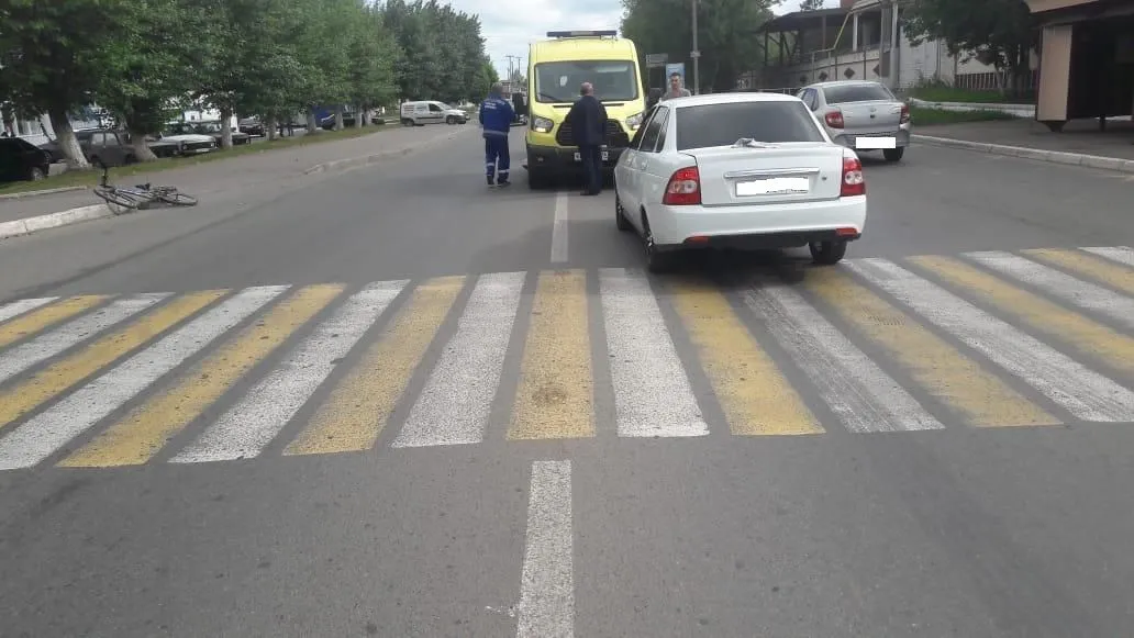 В Нижнекамске сбили велосипедиста
