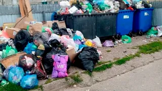 Чебоксары страдают от переполненных мусорных контейнеров