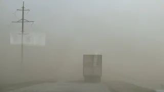 Видимость нулевая: в Сараевском районе поднялась пыльная буря