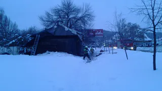 В Клепиковском районе в результате пожара пострадал мужчина