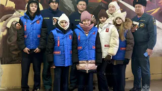 Школьники Гусь-Хрустального посетили с экскурсией пожарно-спасательную часть